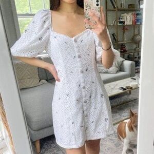 SAYLOR Dina Dress In White